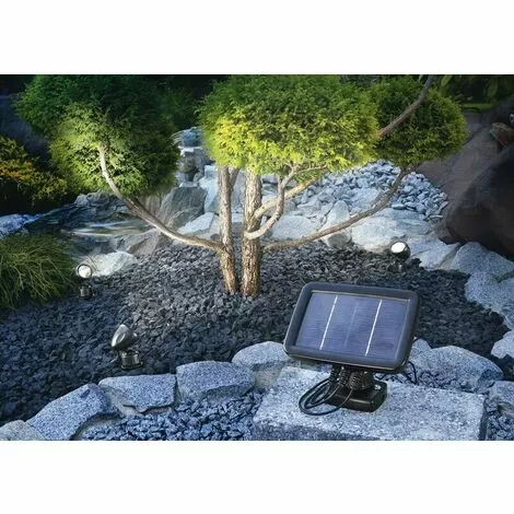 Promo ? Set De 3 Projecteurs De Jardin Solaires Sans Détecteur De Mouvements Esotec ❤️ – Image 4
