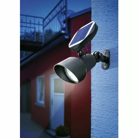 Meilleure affaire ✔️ Projecteur à LED Solaire Avec Support Mural Et Piquet De Terre Esotec ? – Image 3