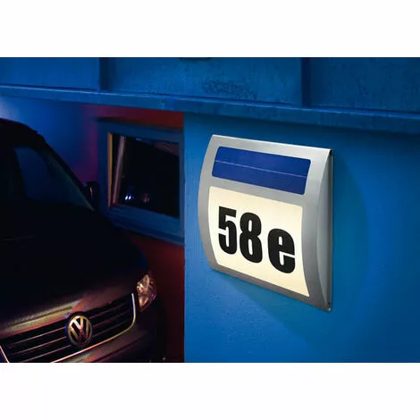 Coupon ? Numéro De Maison Solaire WAVE - IP44 - 2800K - Blanc Chaud Esotec ? â Image 2