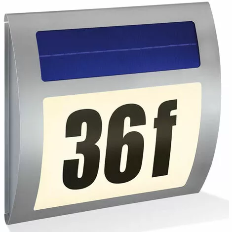 Coupon ? Numéro De Maison Solaire WAVE - IP44 - 2800K - Blanc Chaud Esotec ? â Image 3