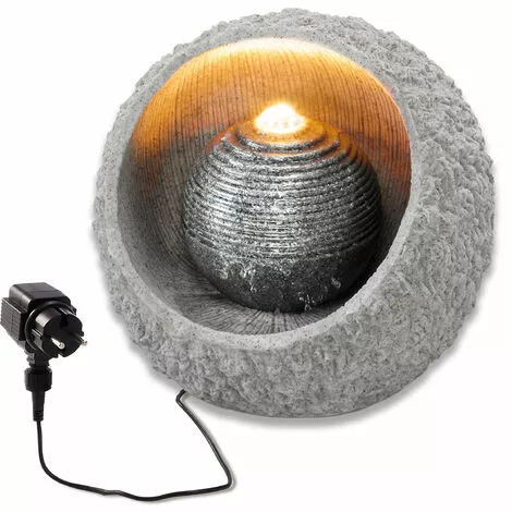 Les meilleures critiques de ? ESOTEC Fontaine De Jardin Fontaine + Décoration Cascade Lumineuse LED Fontaine Dintérieur 230V 101451 ? â Image 2
