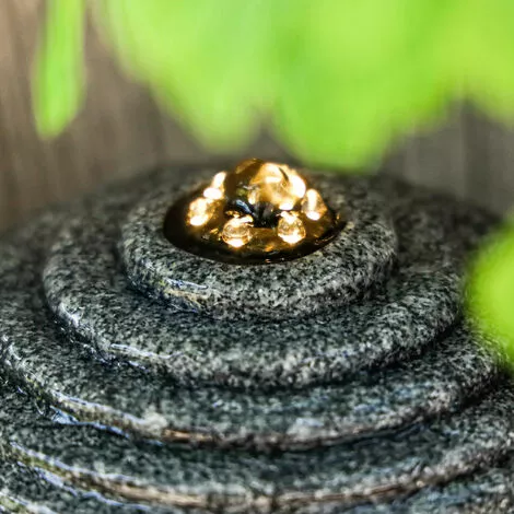 Les meilleures critiques de ? ESOTEC Fontaine De Jardin Fontaine + Décoration Cascade Lumineuse LED Fontaine Dintérieur 230V 101451 ? â Image 3