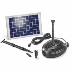 Grosses soldes âš Pompe Solaire Pour Bassin 10W 630 L/h Pompe Solaire Pour Bassin De Jardin Kit De Pompe Pour Bassin Esotec 101720 ?