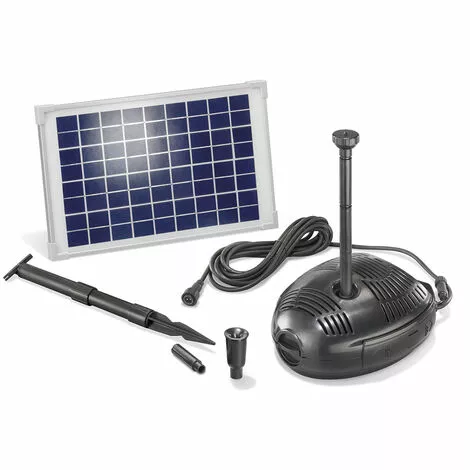 Grosses soldes âš Pompe Solaire Pour Bassin 10W 630 L/h Pompe Solaire Pour Bassin De Jardin Kit De Pompe Pour Bassin Esotec 101720 ?
