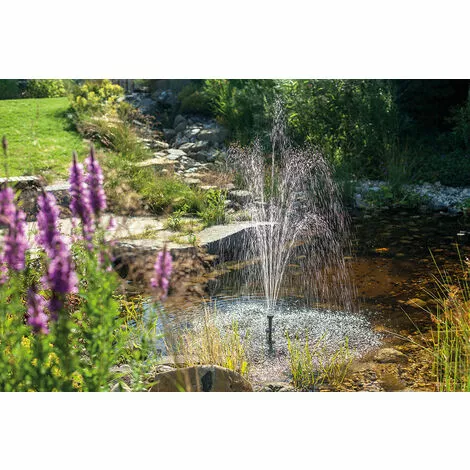 Meilleur prix ? Pompe Solaire De Bassin Avec Batterie Rechargeable 20W Pompe Solaire De Jardin Pompe De Bassin étang Esotec 101724 ? – Image 4