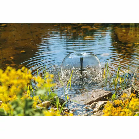 Meilleur prix ? Pompe Solaire De Bassin Avec Batterie Rechargeable 20W Pompe Solaire De Jardin Pompe De Bassin étang Esotec 101724 ? – Image 5