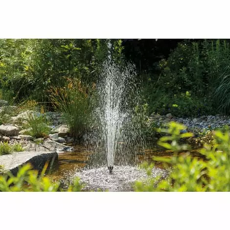 Offres ? Pompe Solaire De Bassin Avec Batterie Rechargeable 50W Pompe Solaire De Jardin Pompe De Bassin étang Esotec 101727 ⭐ – Image 4