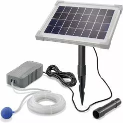 Bon marché ? Aérateur De Bassin Solaire 5W 130 L/h Pompe Aération De Bassin Oxygène Esotec 101842 ?