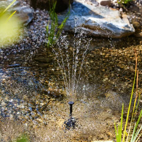 Grosses soldes â Pompe Solaire Pour Bassin 3.5W 200 L/h Pompe Solaire Pour Bassin De Jardin Fontaine Esotec 101907 ? â Image 4