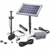 Sortie ? Pompe Solaire Pour Bassin 5W Avec Batterie Et LED Pour Bassin De Jardin Bassin Esotec 101920 ?