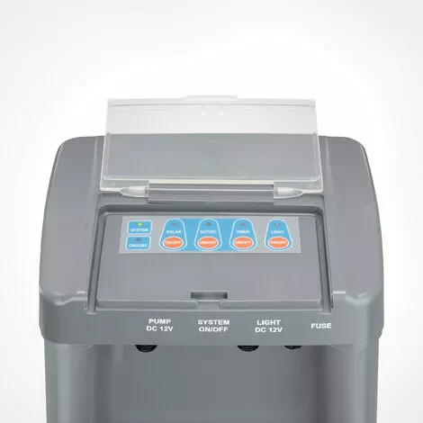 De gros ⭐ Pompe Solaire De Bassin 25W 630l / H Batterie + LED Pompe Solaire De Bassin Jardin Esotec 101925 ⭐ – Image 5