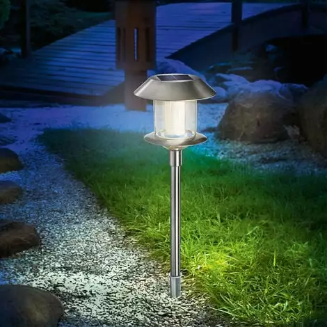 Le moins cher ? Lampe Solaire Swing DuoColor Lampe Solaire Commutable Blanc Chaud-froid, Esotec 102070 ?