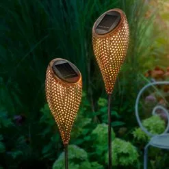 Top 10 â Lot De 2 Bouchons De Jardin Solaire LED Blanc Chaud Décoration De Jardin Lumière Solaire Esotec 102371 ?