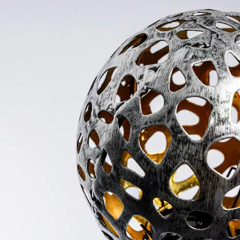 Remise ? Boule De Jardin Solaire Boule Blanc Chaud Décoration De Jardin LED Lumière Solaire Esotec 102385 ? â Image 3