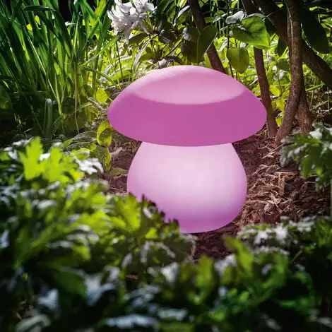 Meilleure vente ? Champignon Lumineux Décoratif Solaire Avec LED 8 Couleurs De Lumière Jardin De Lumière Solaire Esotec 106103 ? â Image 4