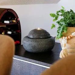 Acheter ? ESOTEC Fontaine D’intérieur Fontaine + éclairage LED Fontaine Ornementale Fontaine De Jardin 230V 101400 ?