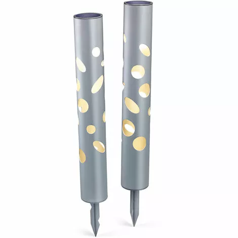 Budget ? Lampes Solaires Modernes Ensemble De 2 Prises De Jardin Pour éclairage Extérieur, Esotec 102132 ? – Image 2