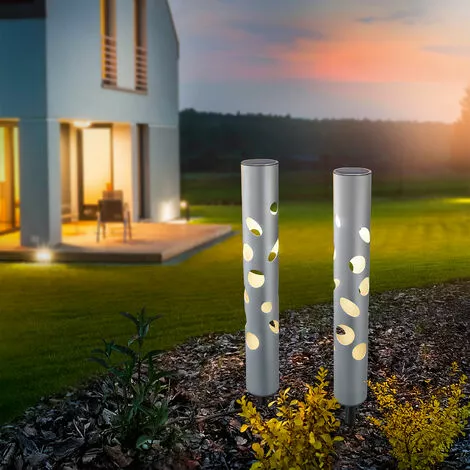 Budget ? Lampes Solaires Modernes Ensemble De 2 Prises De Jardin Pour éclairage Extérieur, Esotec 102132 ? – Image 5