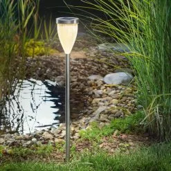 Meilleur prix ? Lampe Solaire DreamLight DuoColor Blanc Chaud-froid Commutable, Esotec 102605 ?