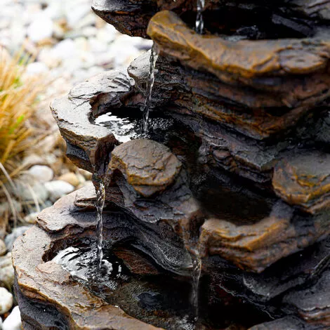 Promo âš ESOTEC Fontaine De Jardin Solaire Fontaine Solaire Cascade Déco 101313 ? â Image 4