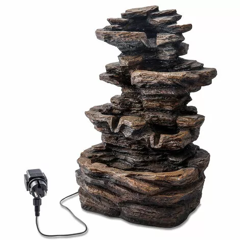 Remise ? ESOTEC Fontaine De Jardin Fontaine Cascade Fontaine Décorative Déco Fontaine Dintérieur 230V 101455 ? â Image 2