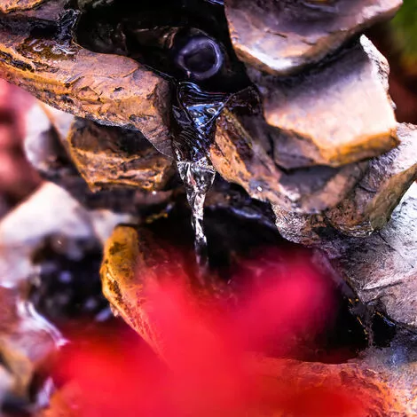 Remise ? ESOTEC Fontaine De Jardin Fontaine Cascade Fontaine Décorative Déco Fontaine Dintérieur 230V 101455 ? â Image 3