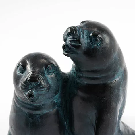 Vente flash ? ESOTEC Figurine De Gargouille Phoque Jardin Deau Décoration Figurine De Bassin 100736 ? â Image 2