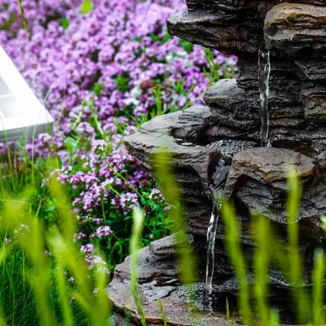 Tout neuf ✔️ ESOTEC Fontaine De Jardin Solaire Fontaine De Batterie De Fontaine Deau Fontaine Solaire En Cascade 101316 ? – Image 4